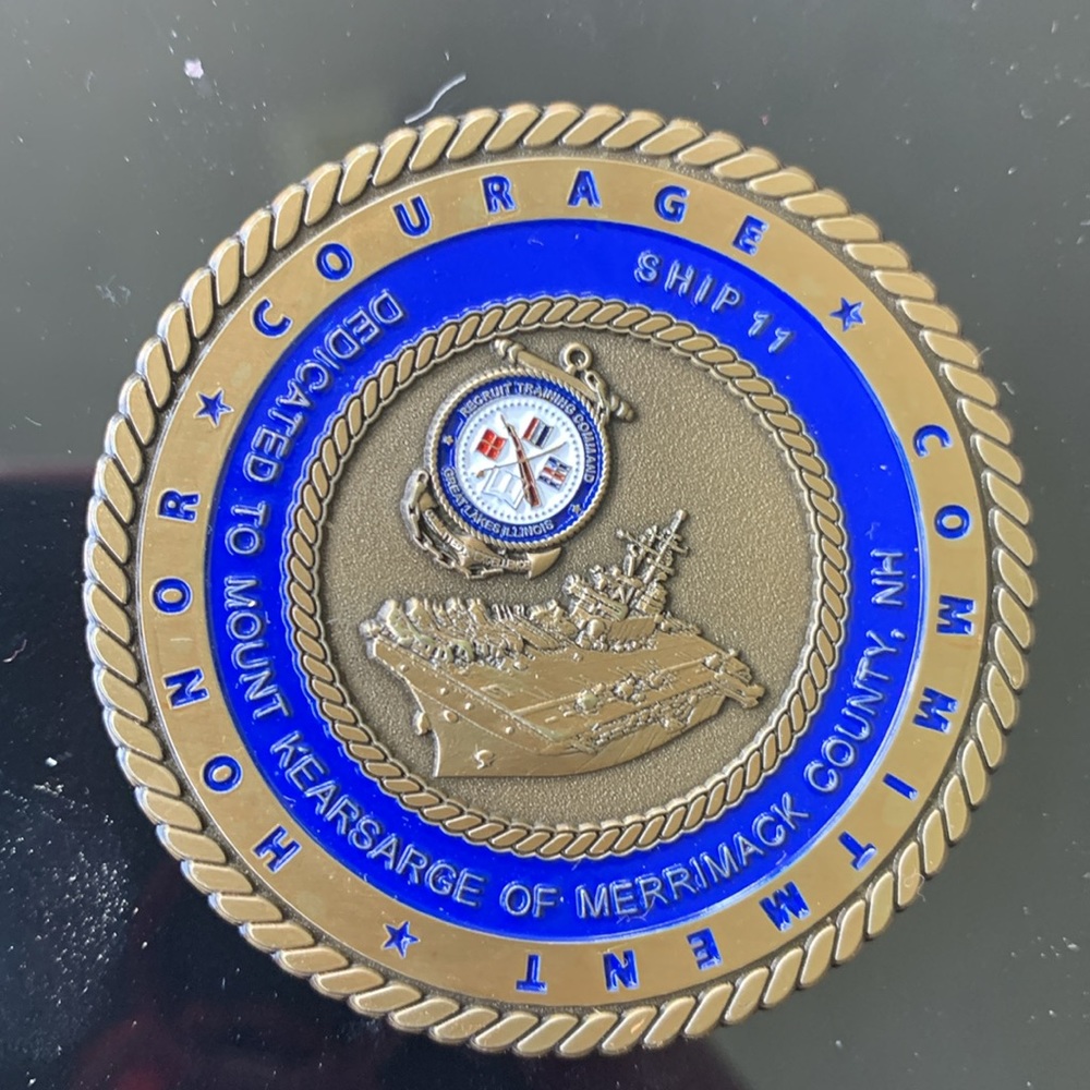 USS Kearsarge LHD 3 Challenge Coin - Picture 5 of 6